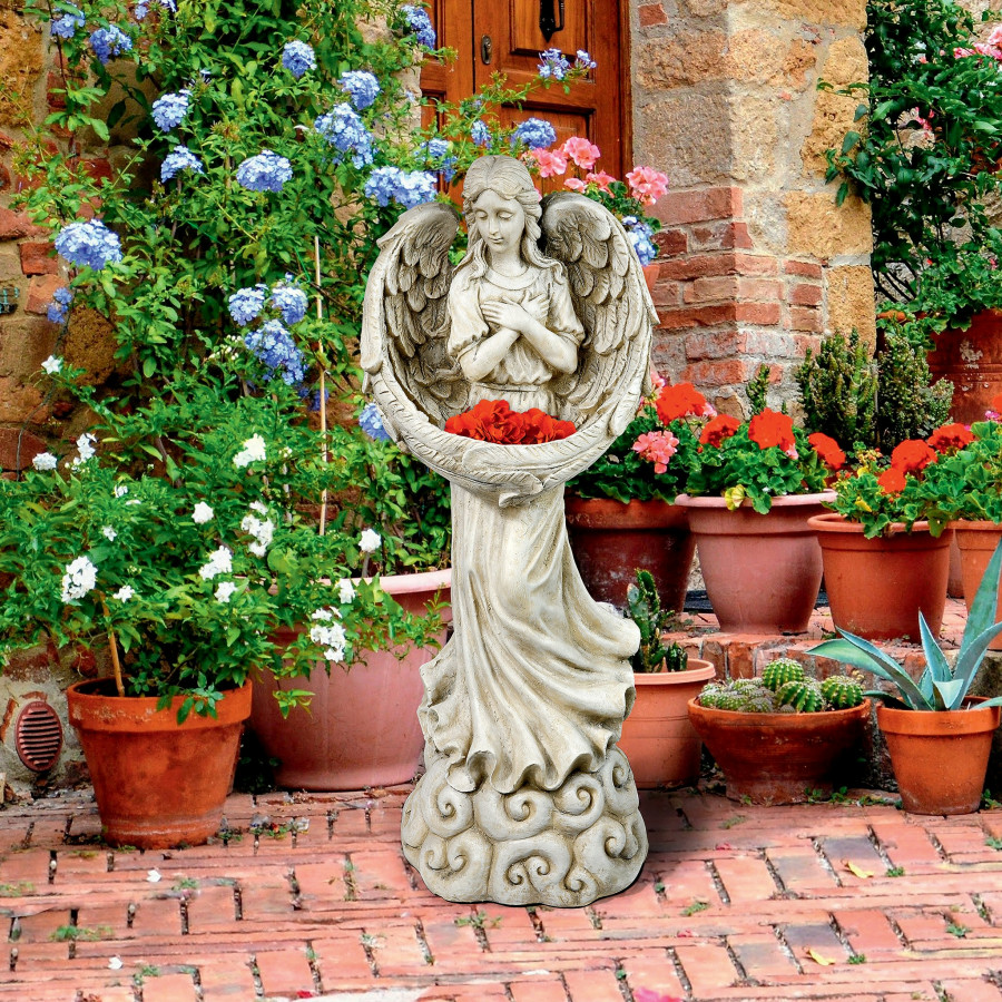 Toscano - Surrounded by the Wings of Love Angel Statue