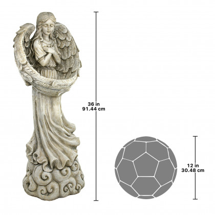 Toscano - Surrounded by the Wings of Love Angel Statue
