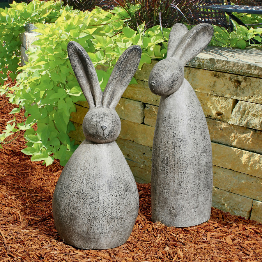 Toscano - Big Burly Bunnies Rabbit Statues