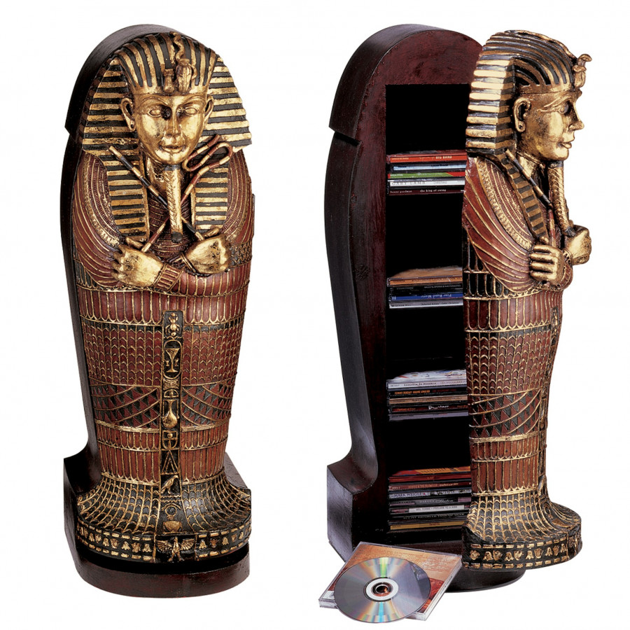 Toscano - Tutankhamen Sarcophagus Curio Cabinet