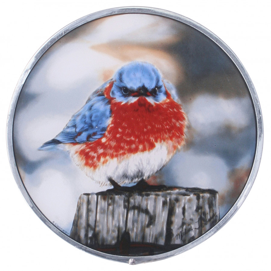 Toscano - The Mad Bluebird Art Glass