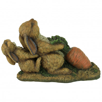 Toscano - The Carrot Crew Rabbit Statue