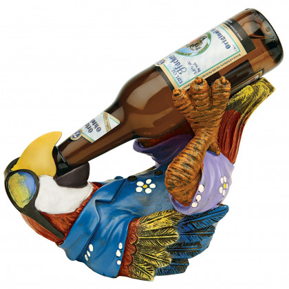 Toscano - Beer Buddy Tiki Parrot Statue