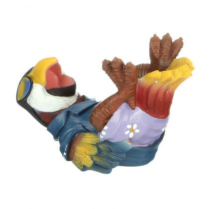Toscano - Beer Buddy Tiki Parrot Statue