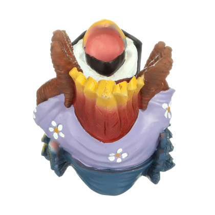 Toscano - Beer Buddy Tiki Parrot Statue