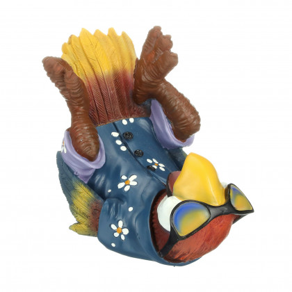 Toscano - Beer Buddy Tiki Parrot Statue