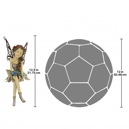 Toscano - Fannie the Fairy Sitting Statue