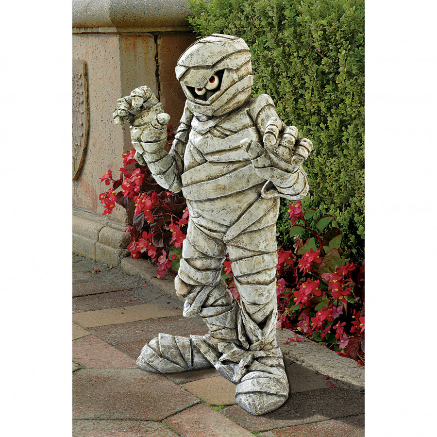 Toscano - Wrapped Too Tight Garden Mummy Statue