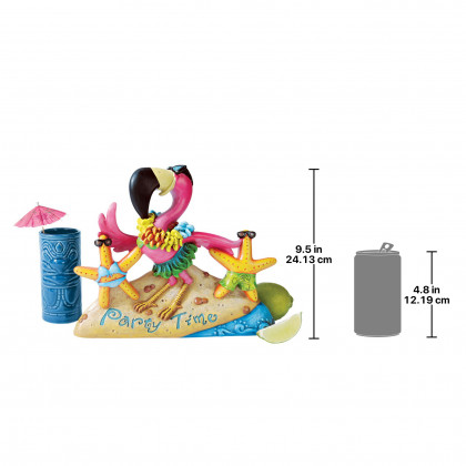 Toscano - Party Time Pink Flamingo Statue