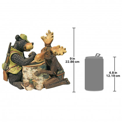 Toscano - Moose and Black Bear Arm Wrestling Statue