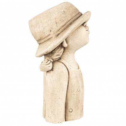 Toscano - Kissy Face Hat Girl Sculptural Planter