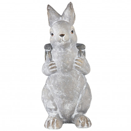 Toscano - Bunny with Basket Bearing Gifts Easter Rabbit Statue