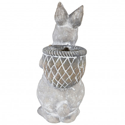 Toscano - Bunny with Basket Bearing Gifts Easter Rabbit Statue