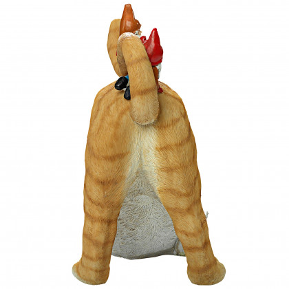 Toscano - Catatonic Gnome Feline Frenzy Cat Statue