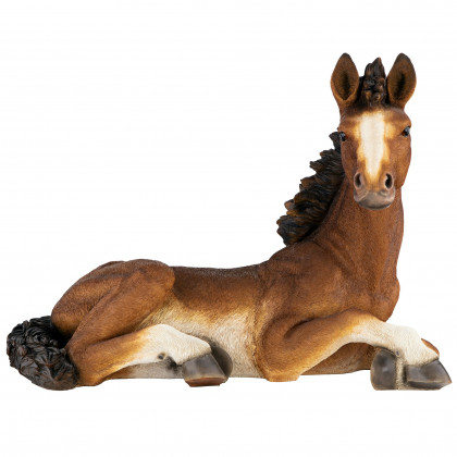 Toscano - Relaxing Pony Horse Foal Statue