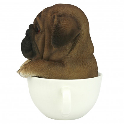 Toscano Puppuccino Puppy Collectible Dog Statue - Pug