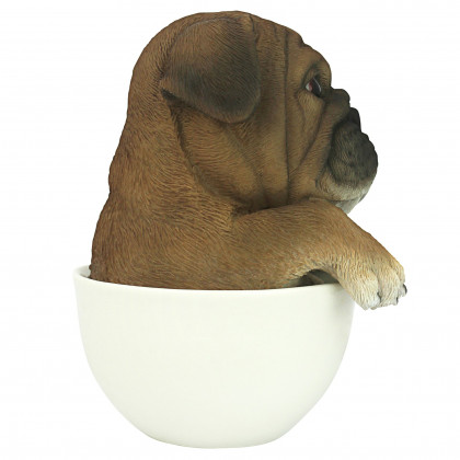 Toscano Puppuccino Puppy Collectible Dog Statue - Pug