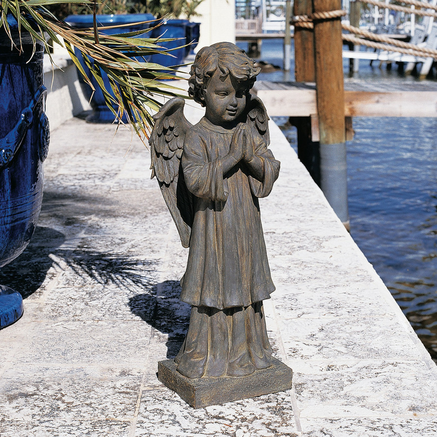 Toscano - The Angel Message Garden Statue