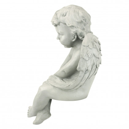 Toscano - Angel of Meditation Sitting Cherub Statue