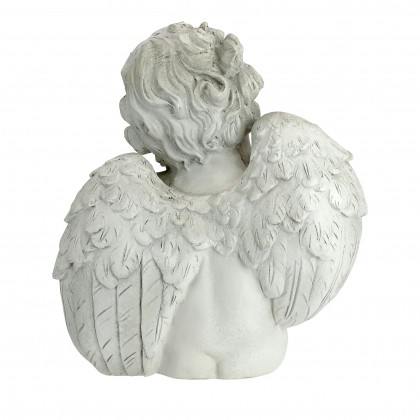 Toscano - Angel of Contemplation Sitting Cherub Statue