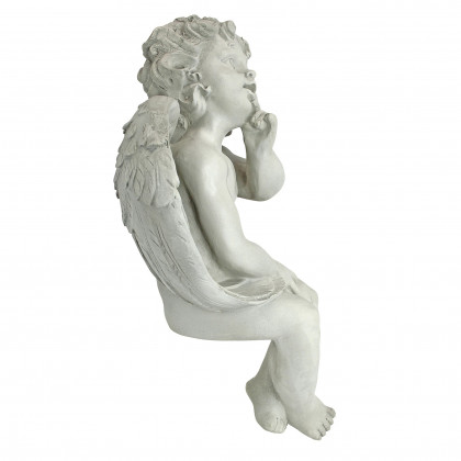 Toscano - Angel of Contemplation Sitting Cherub Statue