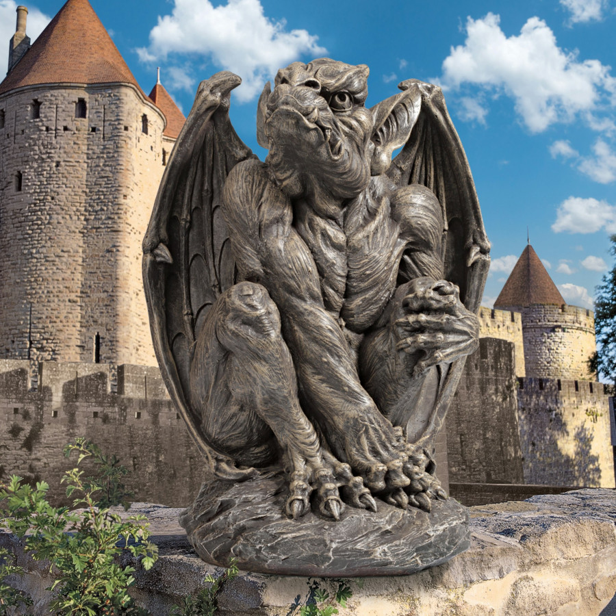 Toscano - Silas the Gothic Gargoyle Sentry Statue