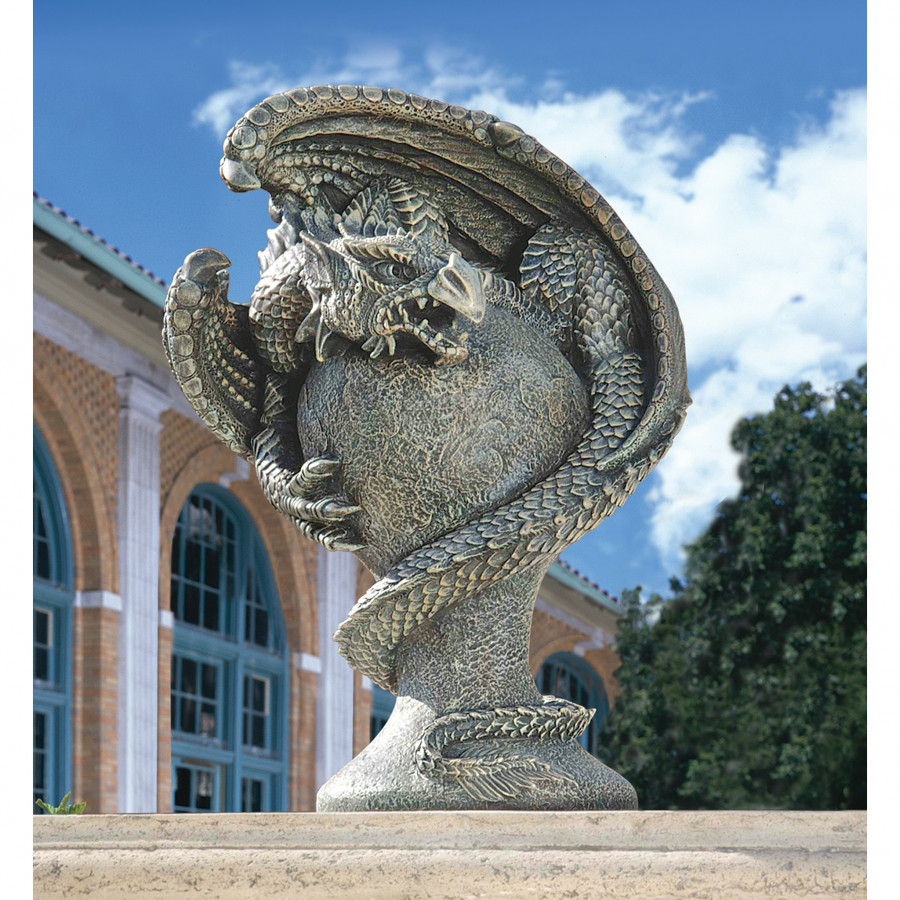 Toscano - Mystic Dragon Avenger Statue