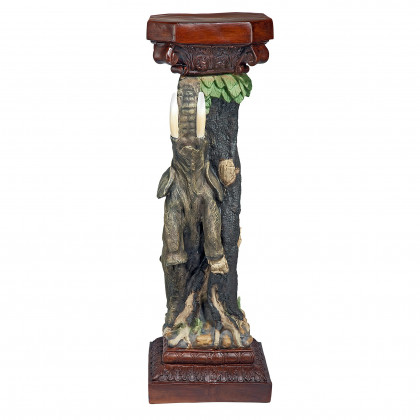 Toscano - The Elephant Triumph Sculptural Pedestal