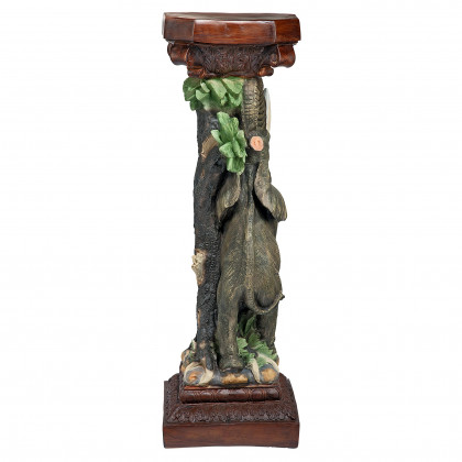 Toscano - The Elephant Triumph Sculptural Pedestal