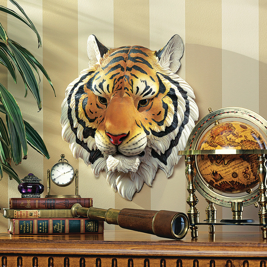 Toscano - Indochinese Tiger Wall Sculpture
