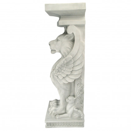 Toscano - Trapezophoron Sculptural Winged Lion Pedestal