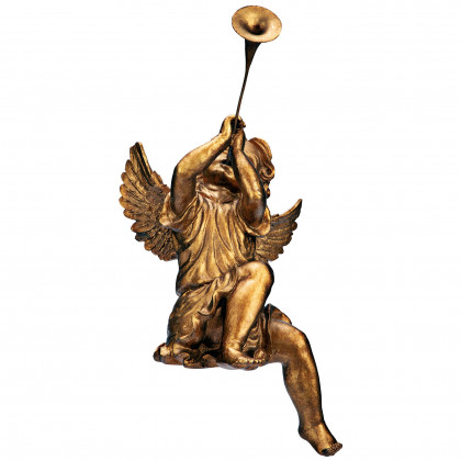 Toscano Trumpeting Angels of Saint Peter Square Statues - Girl Angel