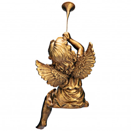 Toscano Trumpeting Angels of Saint Peter Square Statues - Girl Angel
