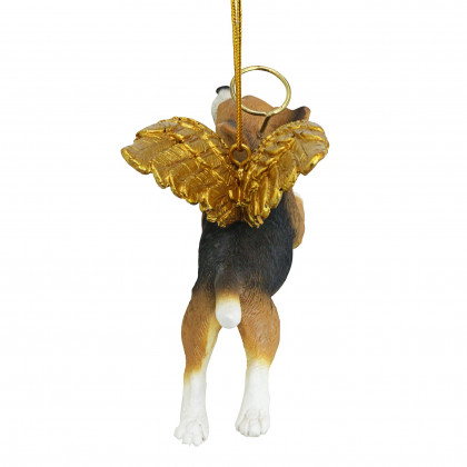 Toscano - Honor Your Pet Beagle Holiday Dog Angel Ornament