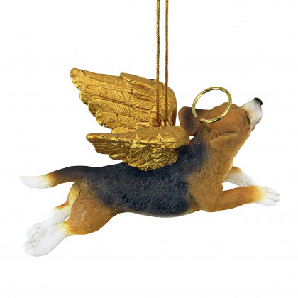 Toscano - Honor Your Pet Beagle Holiday Dog Angel Ornament