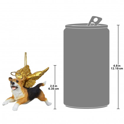 Toscano - Honor Your Pet Beagle Holiday Dog Angel Ornament