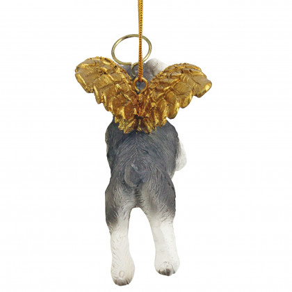 Toscano - Honor Your Pet Mini Schnauzer Holiday Dog Angel Ornament