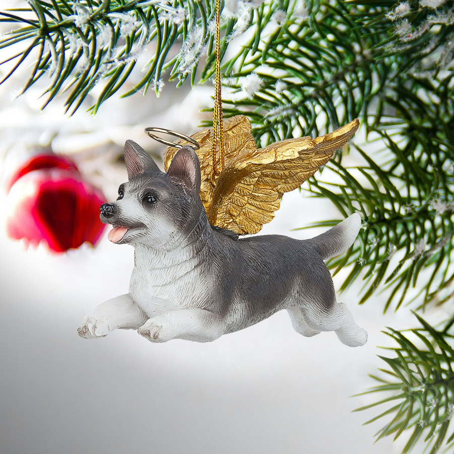 Toscano - Honor Your Pet Siberian Husky Holiday Dog Angel Ornament