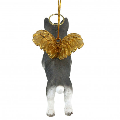 Toscano - Honor Your Pet Siberian Husky Holiday Dog Angel Ornament
