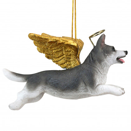 Toscano - Honor Your Pet Siberian Husky Holiday Dog Angel Ornament