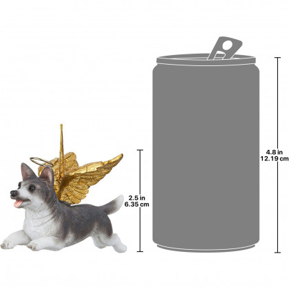 Toscano - Honor Your Pet Siberian Husky Holiday Dog Angel Ornament