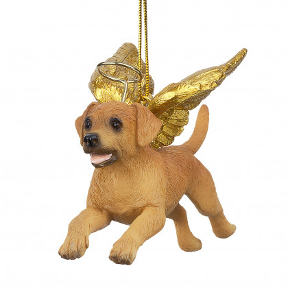 Toscano - Honor Your Pet Golden Retriever Holiday Dog Angel Ornament