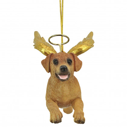 Toscano - Honor Your Pet Golden Retriever Holiday Dog Angel Ornament