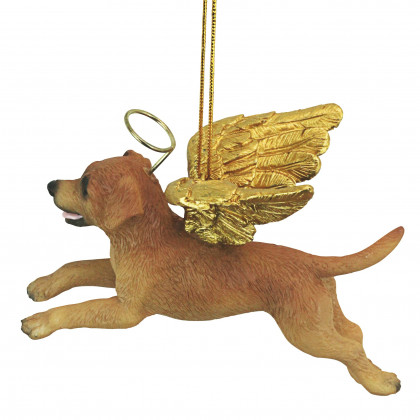 Toscano - Honor Your Pet Golden Retriever Holiday Dog Angel Ornament