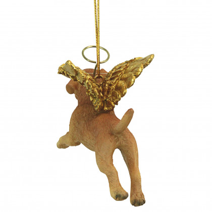 Toscano - Honor Your Pet Golden Retriever Holiday Dog Angel Ornament