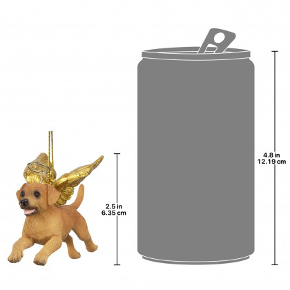 Toscano - Honor Your Pet Golden Retriever Holiday Dog Angel Ornament