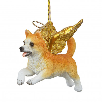 Toscano - Honor Your Pet Welsh Corgi Holiday Dog Angel Ornament