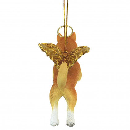 Toscano - Honor Your Pet Welsh Corgi Holiday Dog Angel Ornament