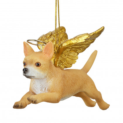 Toscano - Honor Your Pet Chihuahua Holiday Dog Angel Ornament