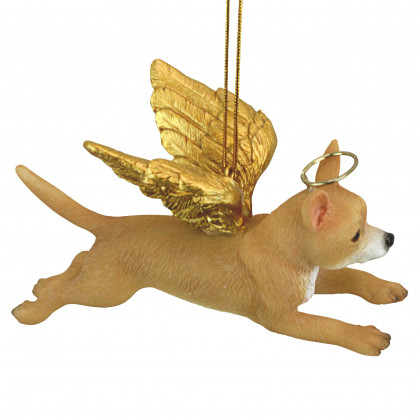 Toscano - Honor Your Pet Chihuahua Holiday Dog Angel Ornament